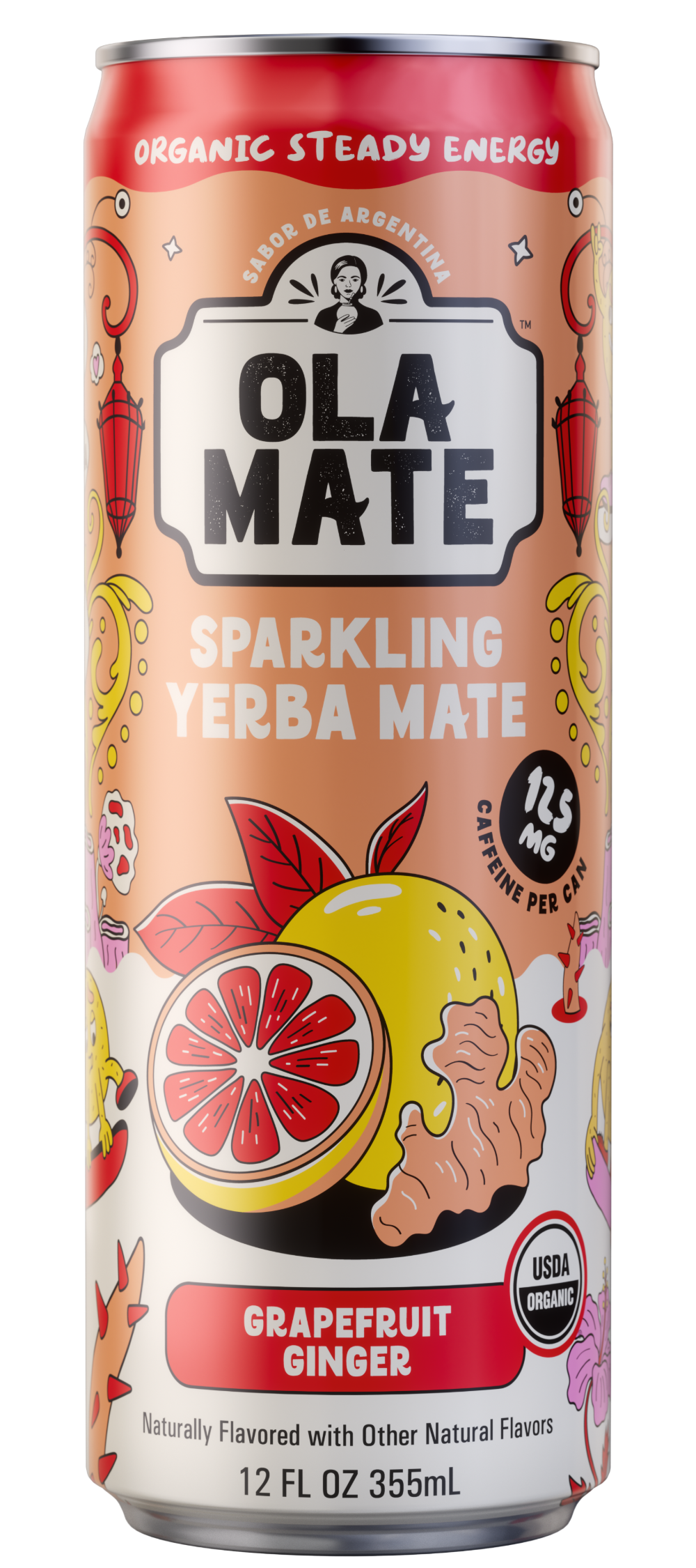 16oz Sparkling - Grapefruit Ginger - 1can