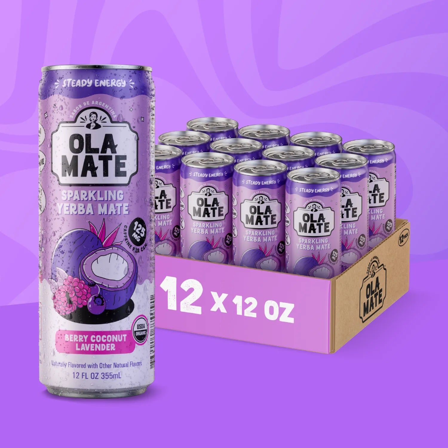12oz Sparkling - Berry Coconut Lavender - 12pk