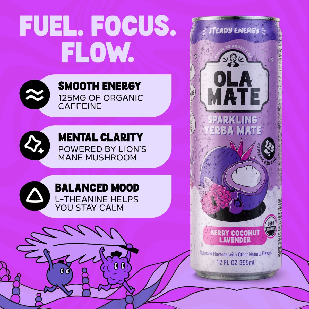 12oz Sparkling - Berry Coconut Lavender - 12pk