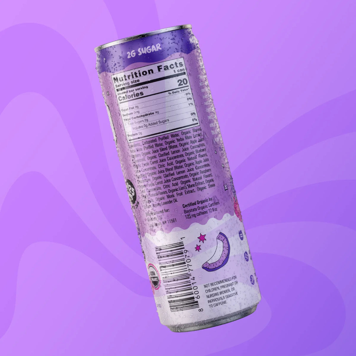 12oz Sparkling - Berry Coconut Lavender - 12pk