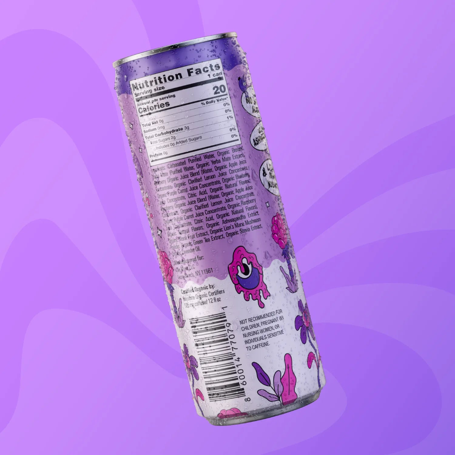 Berry Coconut Lav Sparkling Mate