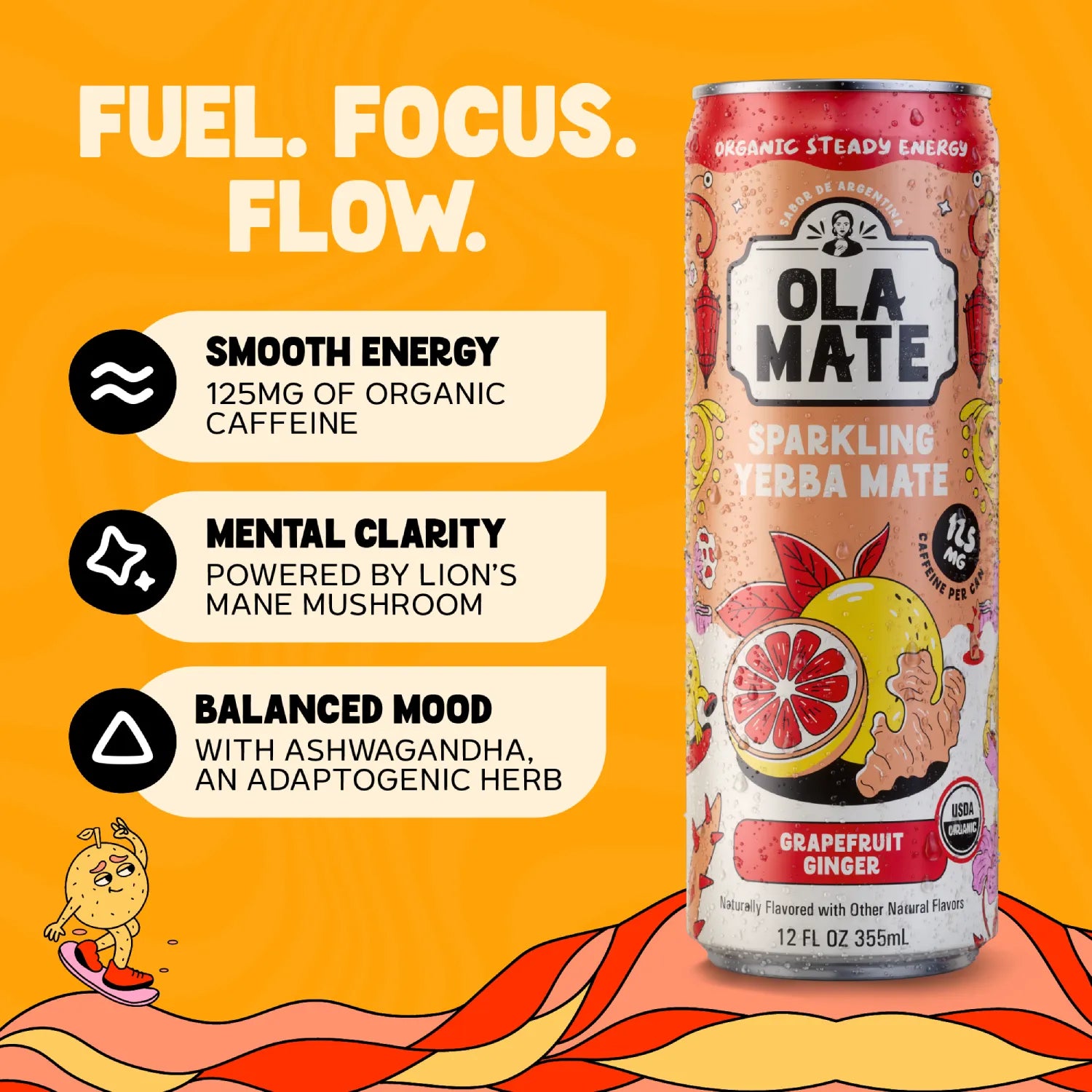 Grapefruit Ginger Sparkling Mate
