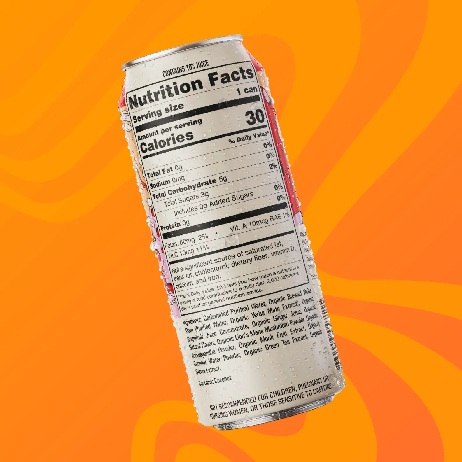 Grapefruit Ginger Sparkling Maté