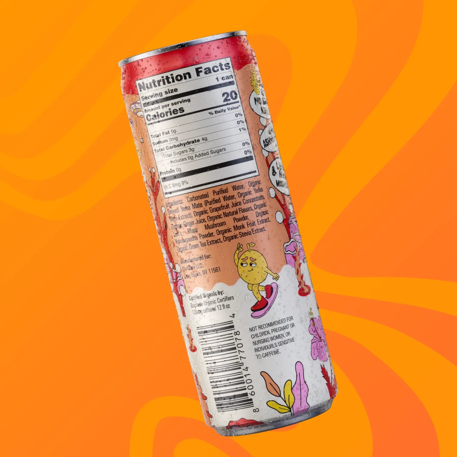 Grapefruit Ginger Sparkling Mate