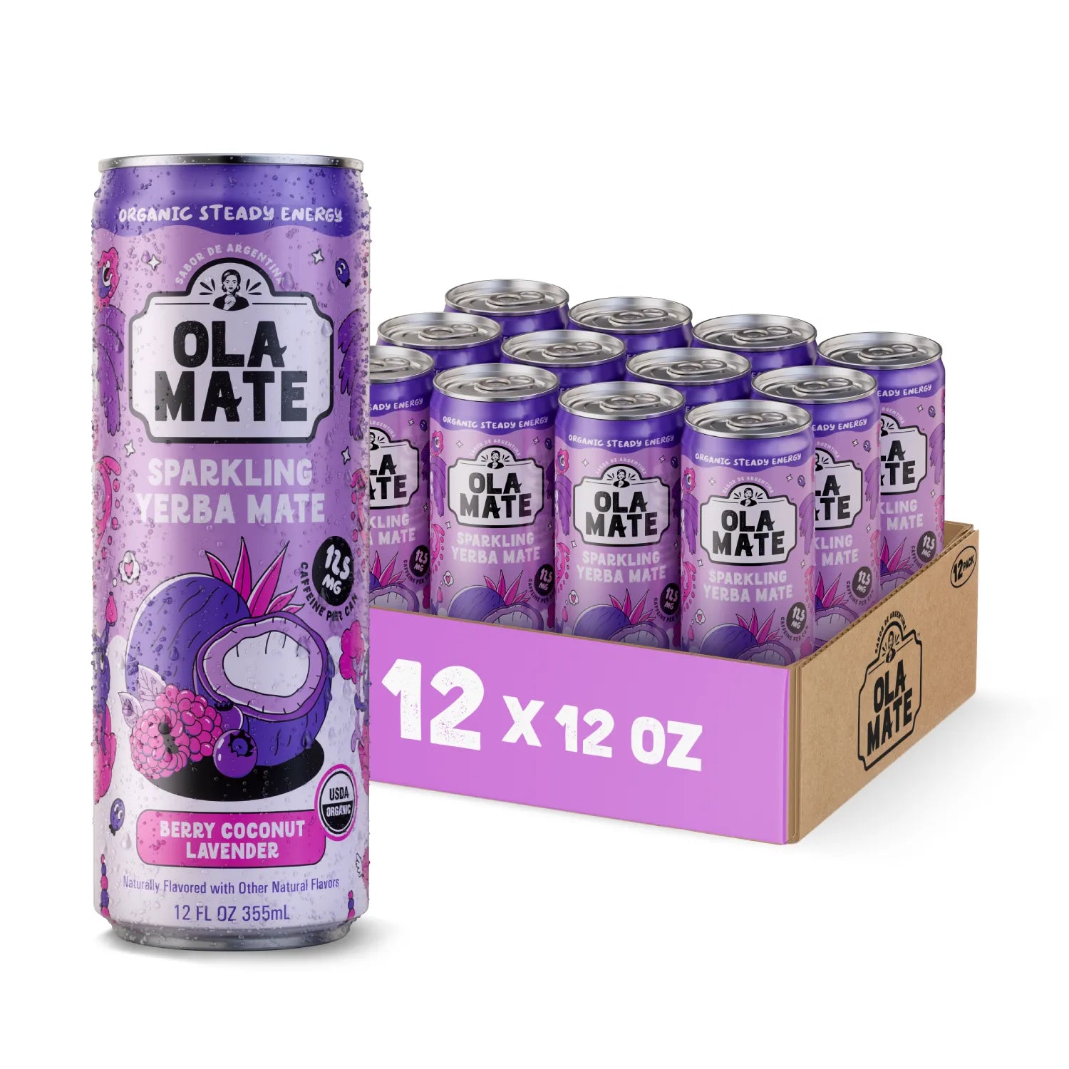 Berry Coconut Lav Sparkling Mate