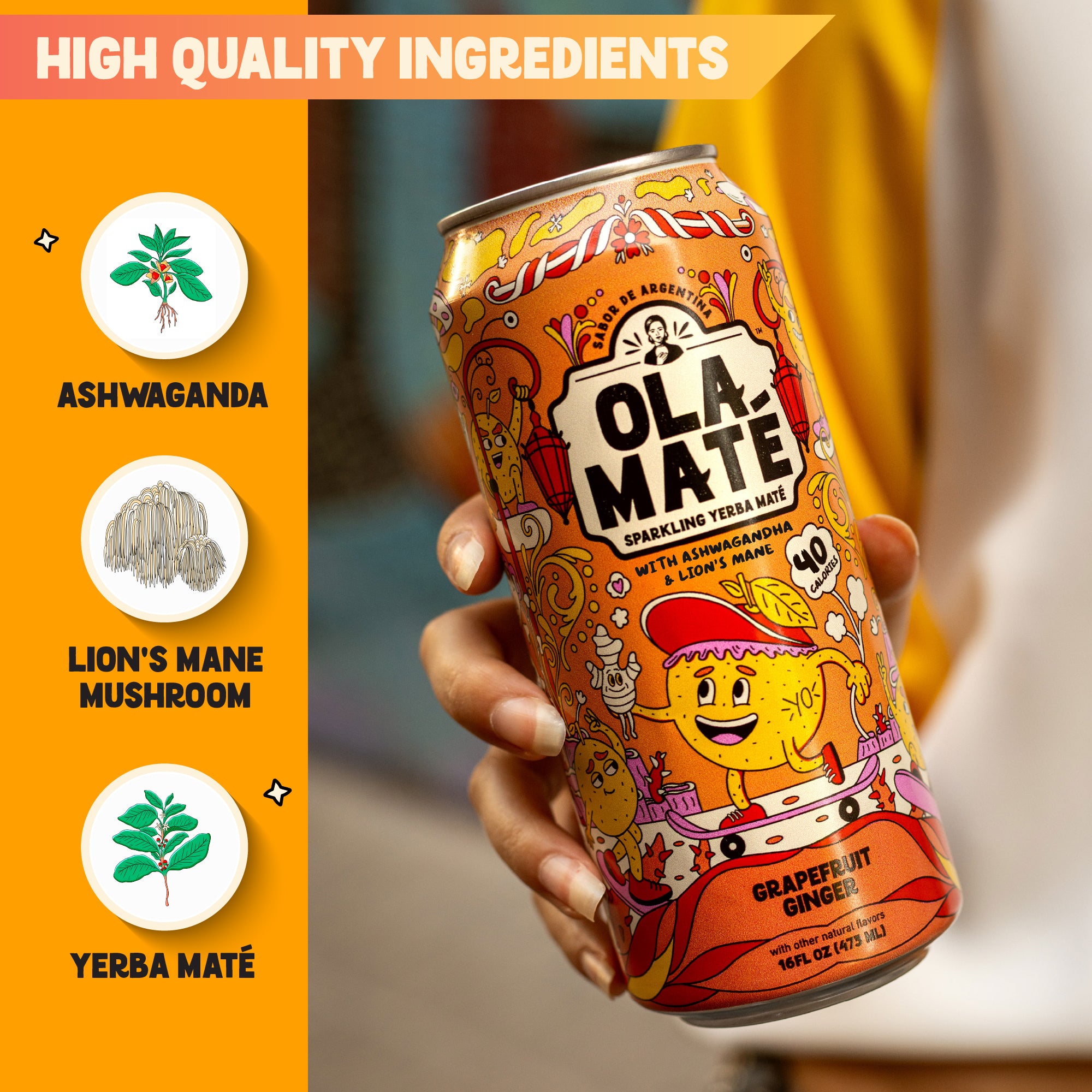 Discover Sparkling Yerba Maté Refreshment - Ola Maté