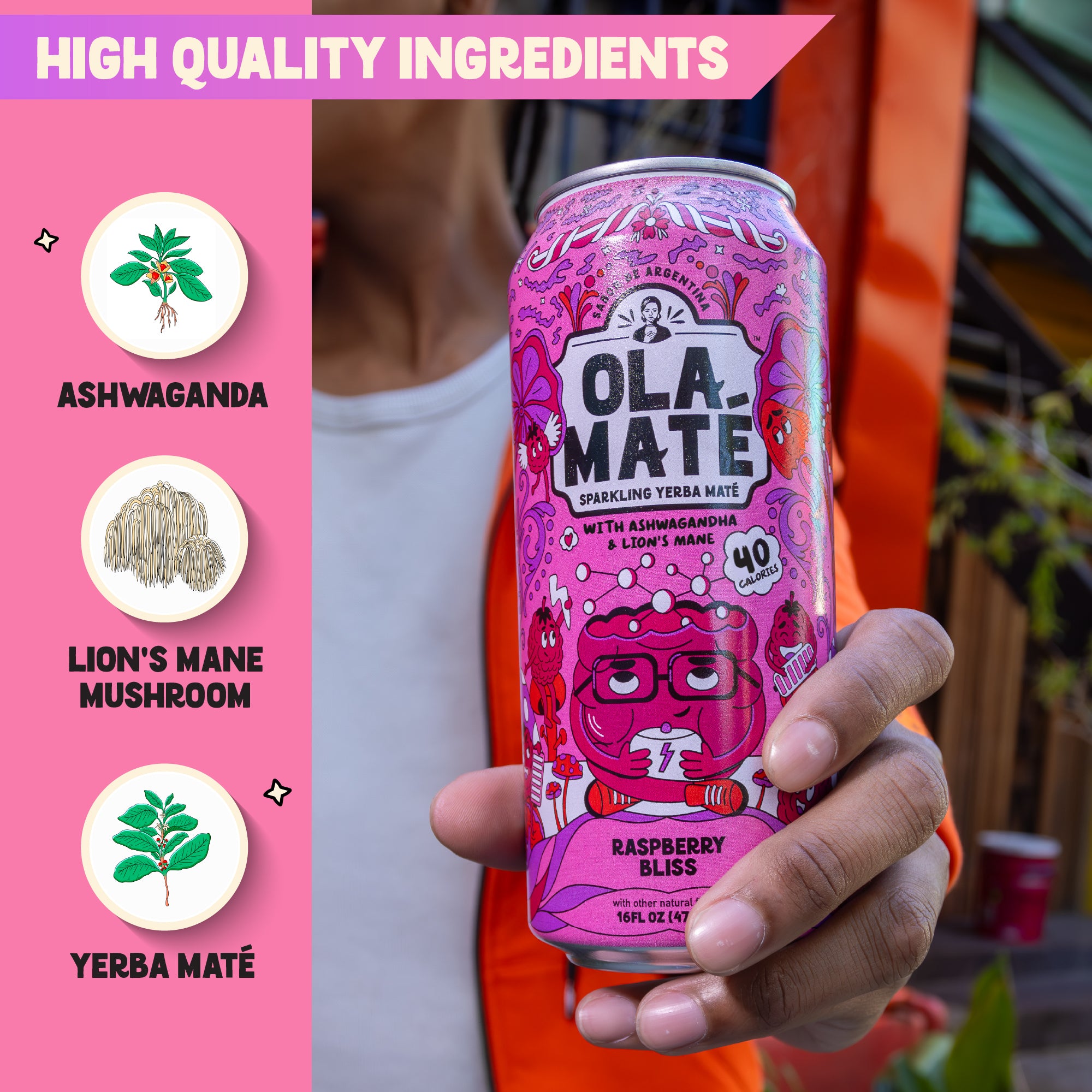 Raspberry Bliss Sparkling Maté
