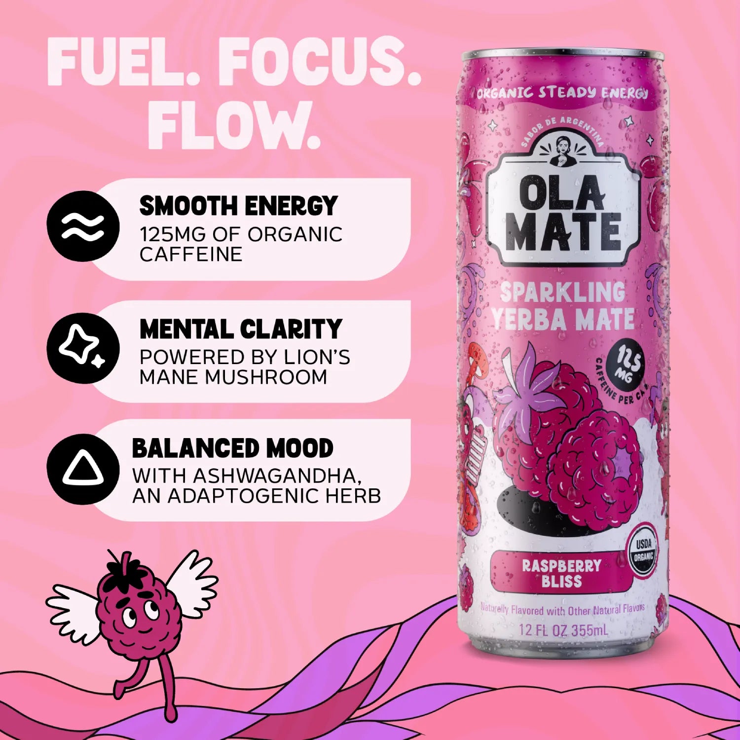 Raspberry Bliss Sparkling Mate