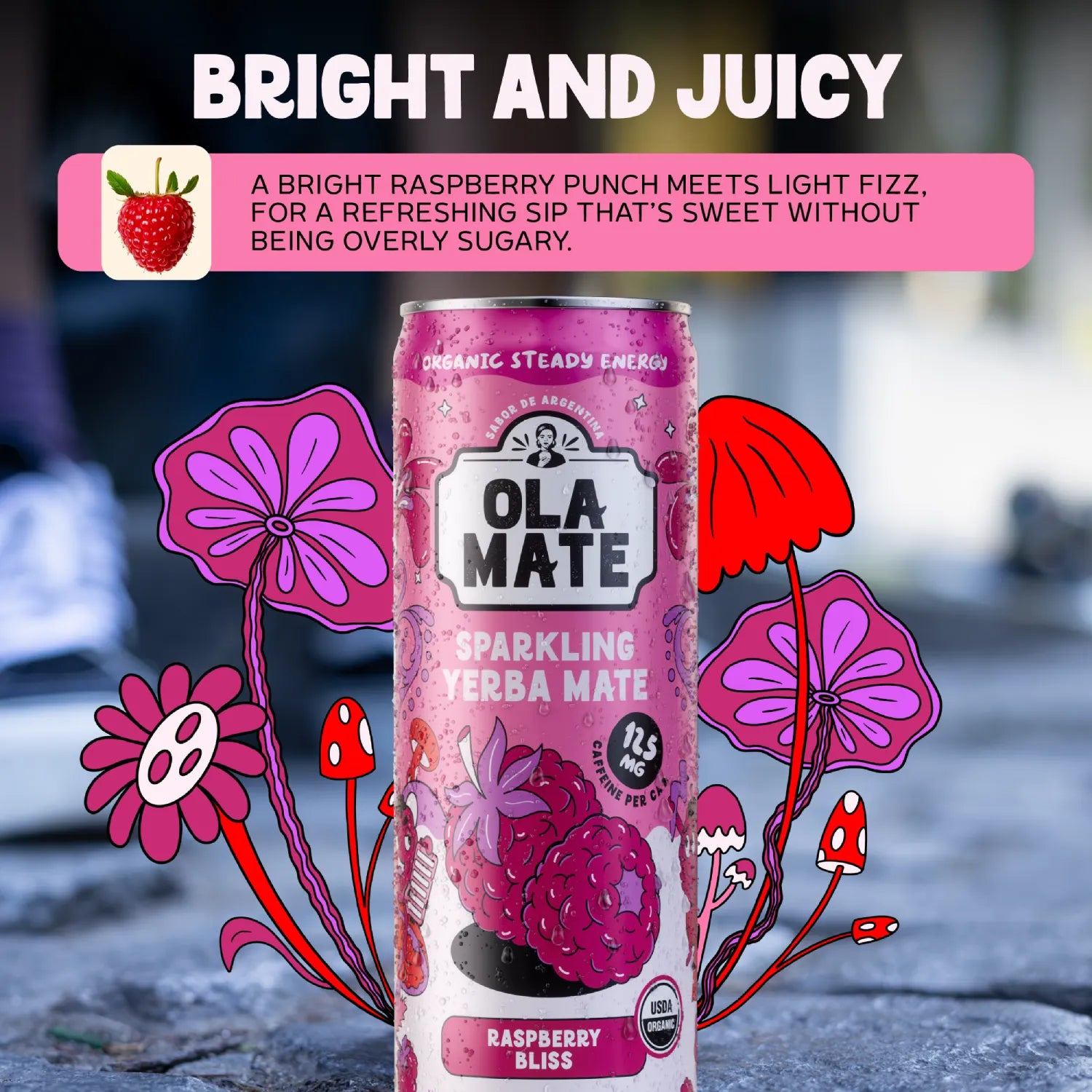Raspberry Bliss Sparkling Mate
