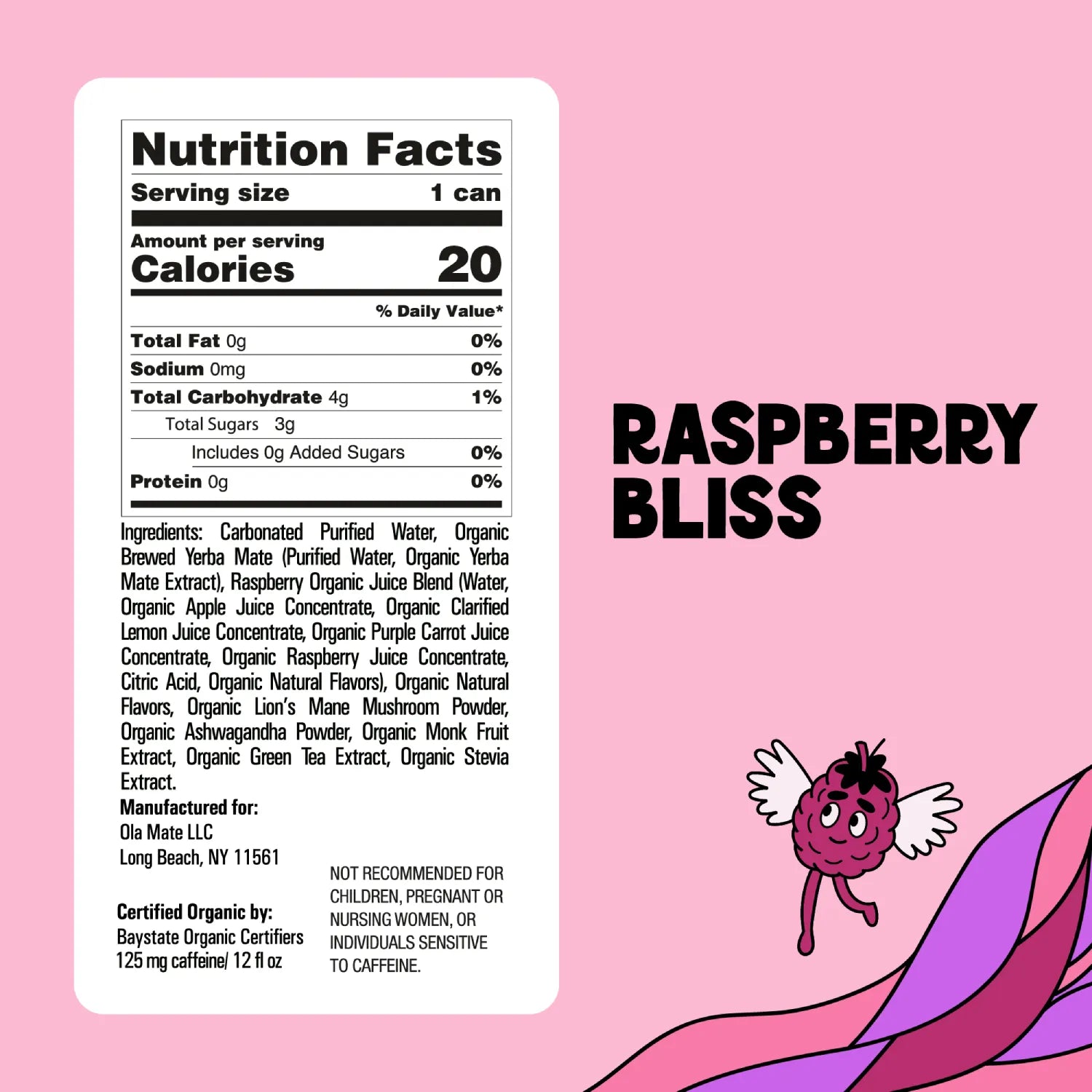 Raspberry Bliss Sparkling Mate