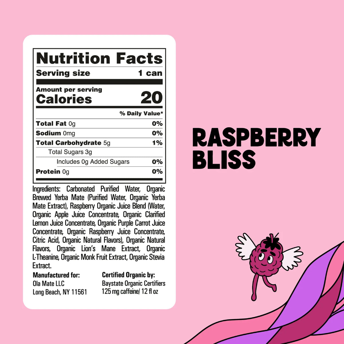 12oz Sparkling - Raspberry Bliss - 12pk