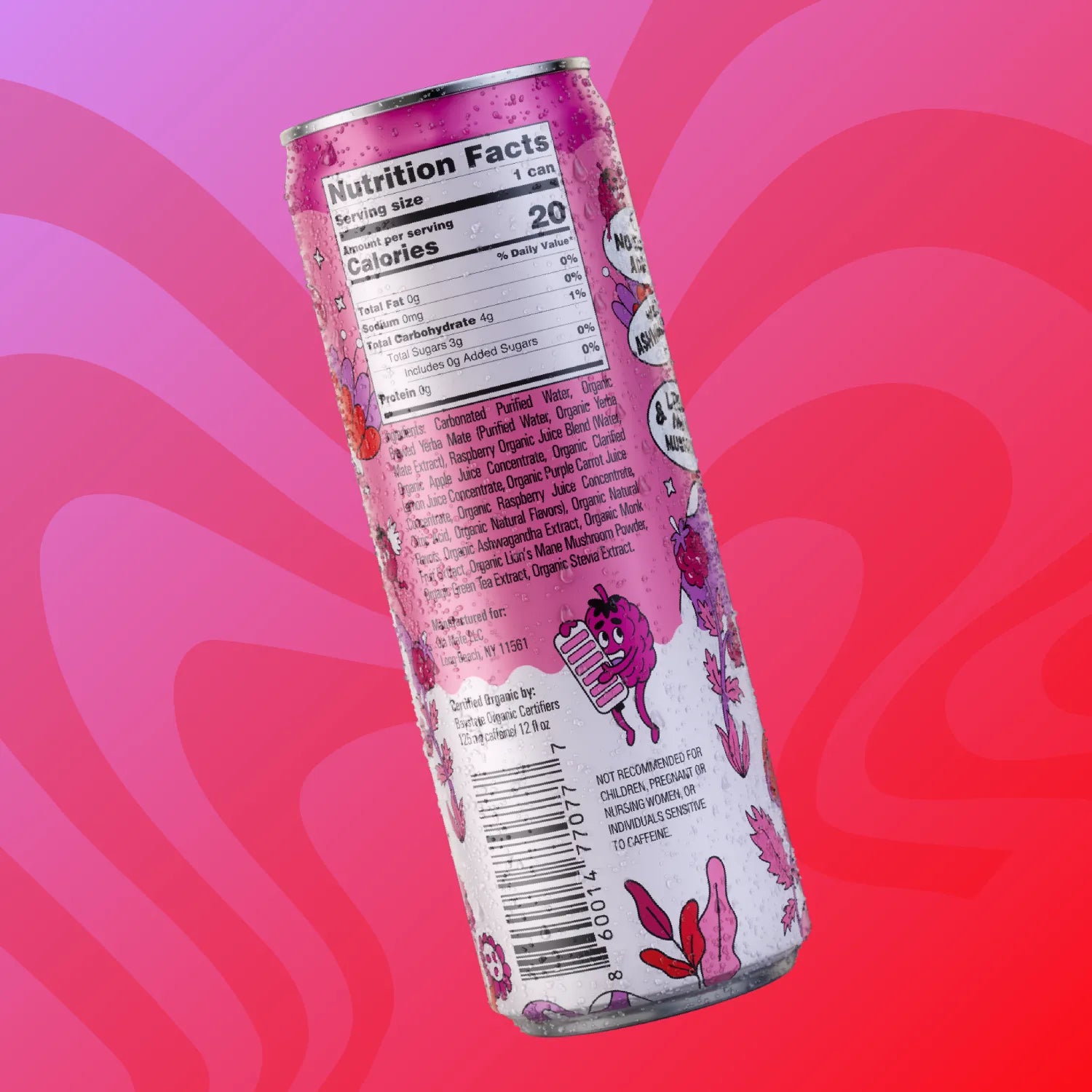 Raspberry Bliss Sparkling Mate
