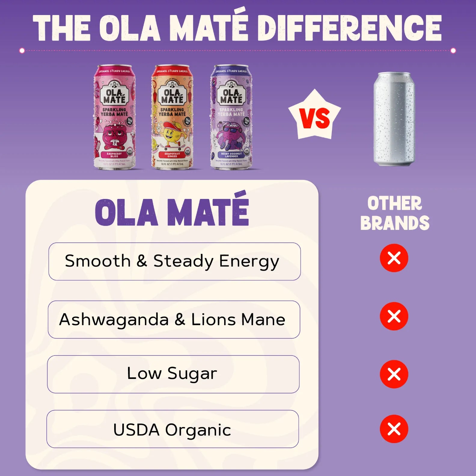 Starter Pack Sparkling Maté – 3 Flavors + 1 Wild Card Can