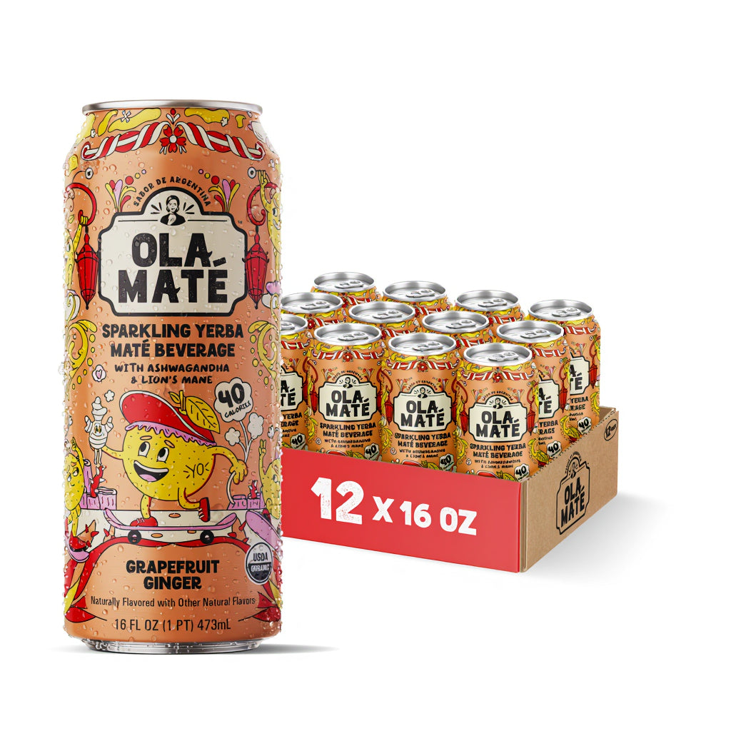 Grapefruit Ginger Sparkling Maté