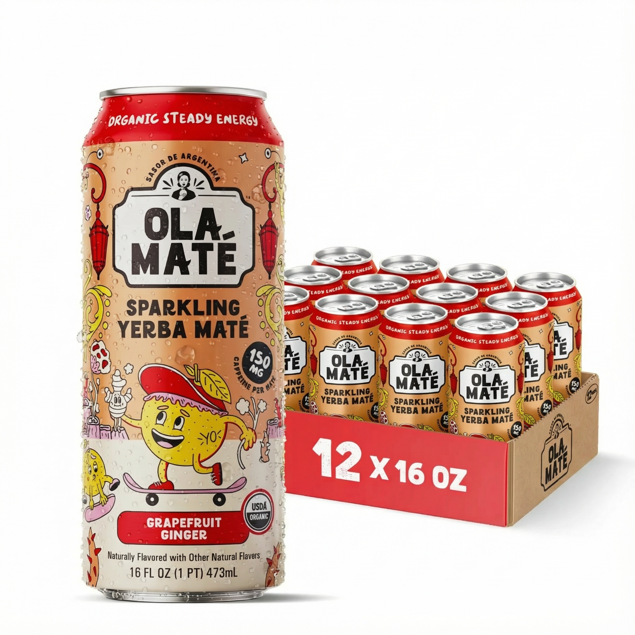 Grapefruit Ginger Sparkling Mate